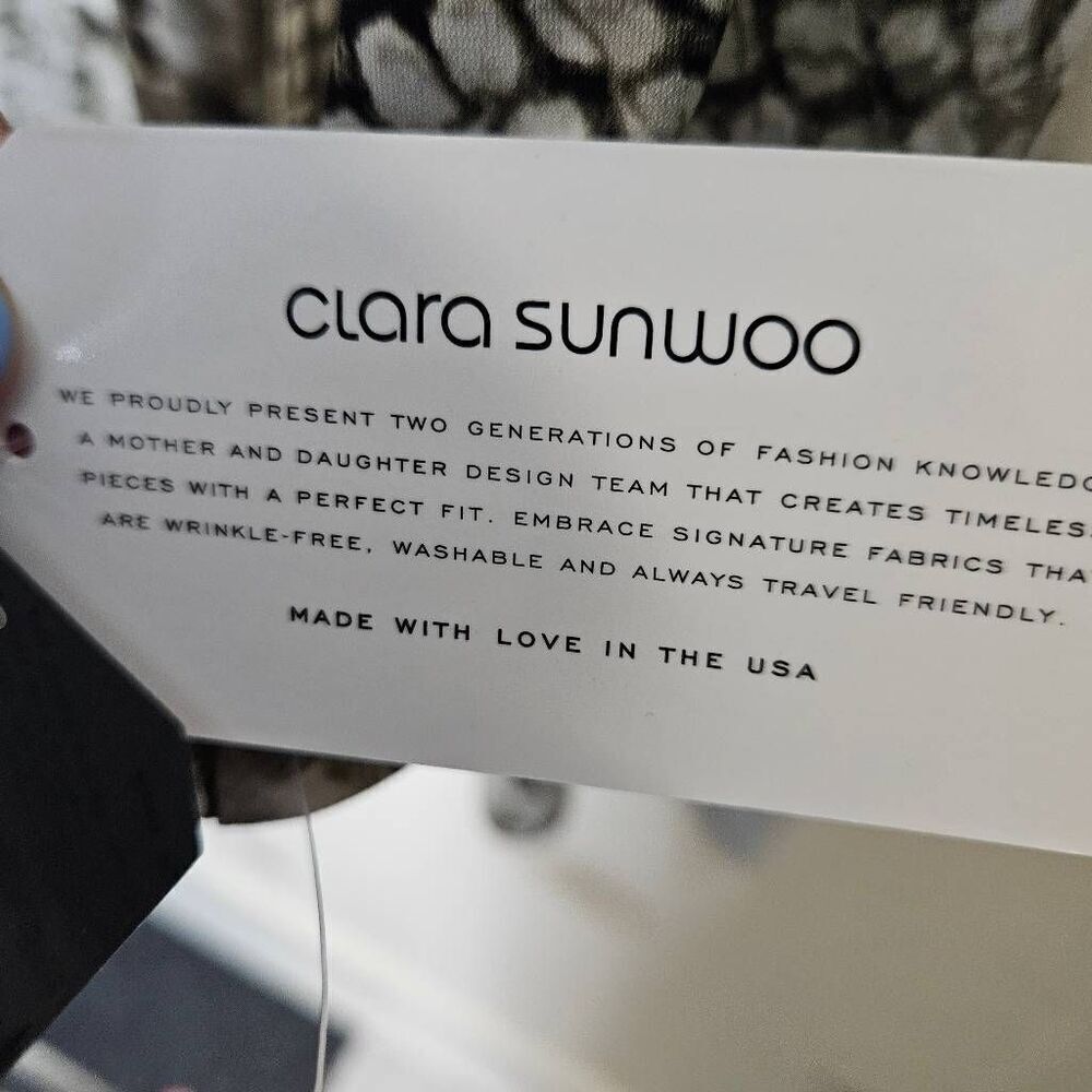 Clara Sunwoo Parachute Hem Tunic Python Print Wom… - image 4